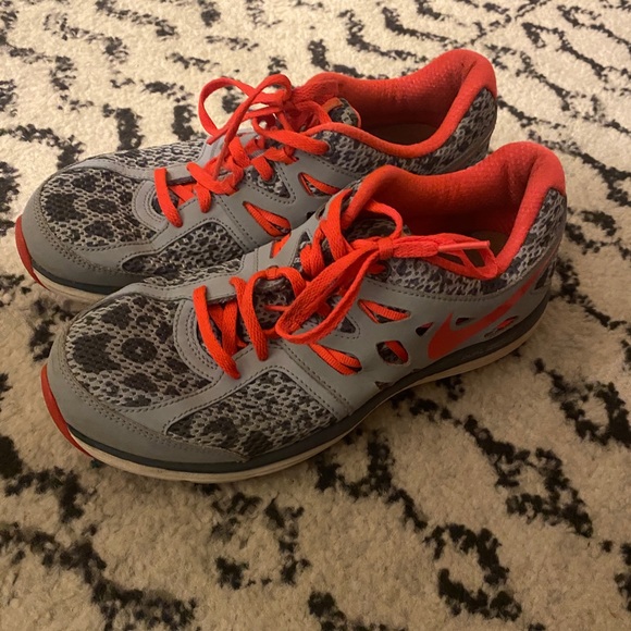 Nike Women’s Dual Fusion Running Training Shoes Gray Pink  Size 8 - Picture 3 of 7